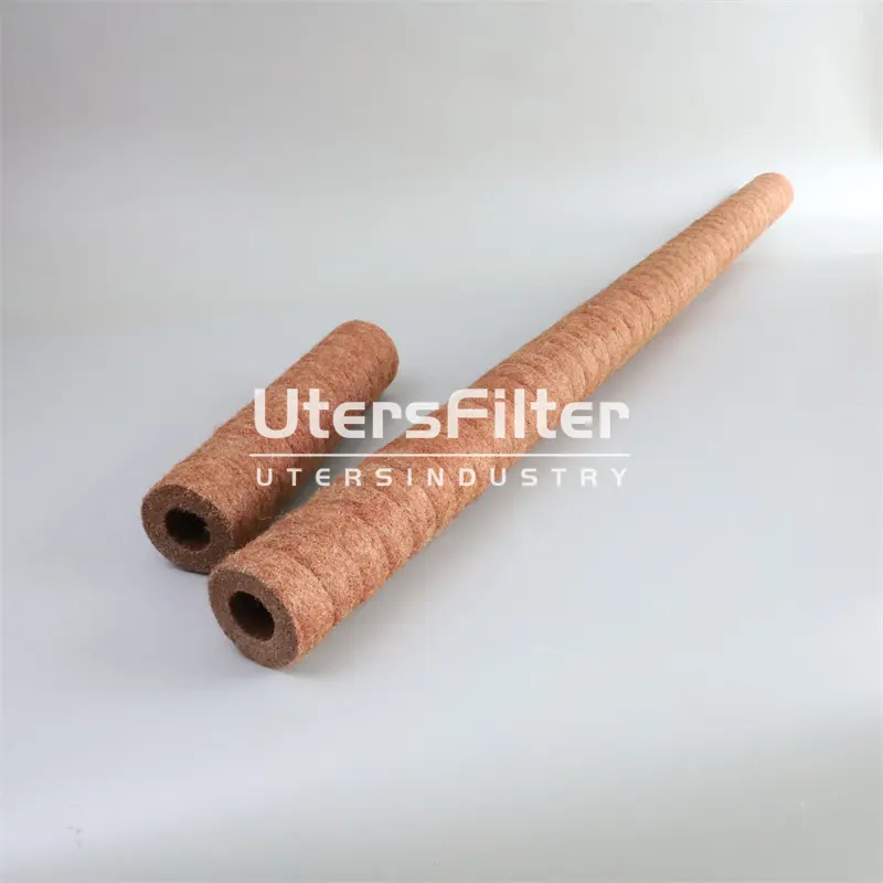 55X30X250MM UTERS Customized Size 200 Micron Phenolic Resin Filter Element  High Viscosity Fluid Filter Element For Filter