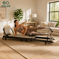 Reformer de Pilates pliable professionnel portable Celux pour usage domestique, en acier léger, réglable, pour salle de sport et studio, à prix abordable