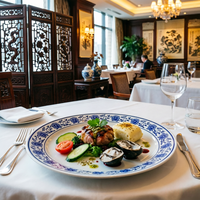 Assiettes en mélamine de style porcelaine bleue et blanche en gros - Durables, légères et incassables pour restaurants et hôtels