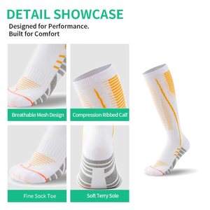 Women's Spring &amp; Summer High Knee Terry Sole Football <strong>Socks</strong>, Professional Athletic <strong>Socks</strong> Custom Available - Product Image 2