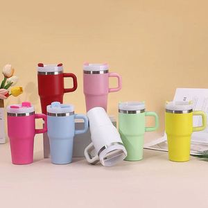 14 oz Vacuum Insulated Stainless Steel Cup with Straw 6-12 Hours Insulation Back to School Travel Coffee Cup for <b>Hot</b> <b>Drinks</b> - Product Image 1