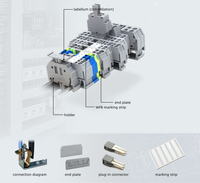 Gamme complète d'usine certifiée CE UL RoHS, connecteur de bornier pour contrôle industriel, alimentation UPS, équipement d'automatisation