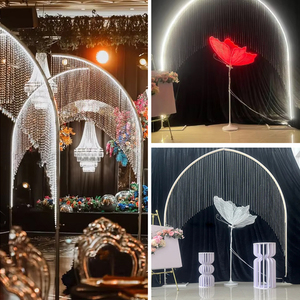 Đèn đường trang trí hình cây phát sáng mới về, dùng cho đám cưới, sân khấu, khu vực đón tiếp, đồ trang trí, đèn dẫn đường 2 lớp pha lê - Product Image 6