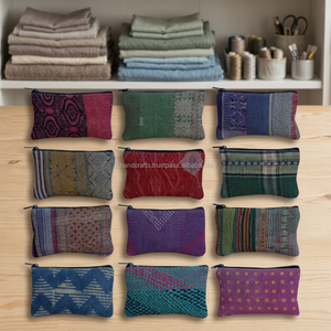 Indien Fait À La Main Unique Patch Kantha Portefeuille - Product Image 4