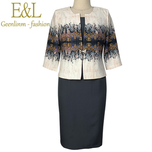 Costumes de bureau pour femmes, taille plus, 2 pièces, style turc - Product Image 2