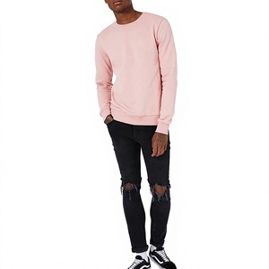 KISSM10 sweat-shirt 100% coton rose pour homme, col rond, tricoté, tissage, taille plus, sweat à capuche, mode hiver - Product Image 5