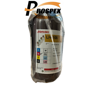 Encre UV curable Mimaki LH100 fabriquée au Japon, CMYK W LC LM 1000 ml/1 L, pour imprimantes <span class=keywords><strong>JFX500</strong></span>, UJF6042, UJV160 et UJF7151plus. - Product Image 1