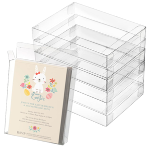 Mini Contenedor Rectangular Transparente de PP Reciclable de 2, 3 y <span class=keywords><strong>4</strong></span> Pulgadas, Caja Pequeña para Empacar Pasteles, Regalos y Manualidades, Adhesivo para Velas, Laminación Mate - Product Image 1