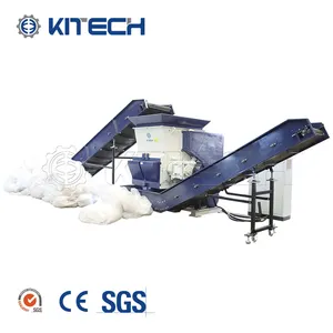 Canada Project High Quality Plastic PP PE HDPE Recycling Shredding Machine System