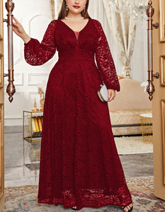 Abito <span class=keywords><strong>da</strong></span> <span class=keywords><strong>sera</strong></span>/banchetto elegante e modesto per damigella d'onore, lunghezza midi, vita naturale, taglie forti, ODM, lusso, ricami e diamanti - Product Image 2