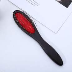 Ionic <b>Hair</b> Styling <b>Brush</b> <b>with</b> Ceramic & ABS Handle <b>Heat</b> Resistant Embossed All-Day <b>Hair</b> Comb Box Packaging - Product Image 1