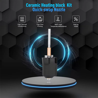 Kit Hotend Creality Ender3 V3 Plus, Nozzle Extruder Ender 3 V3 Plus, Kit Blok Pemanas Keramik Printer 3D, Temperatur Tinggi 60W 0.4mm