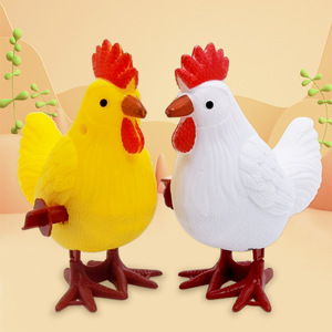 Poulet en plastique à remonter, jouet animal sauteur pour enfants de 2 à 4 ans, unisexe, taille unique - Product Image 2