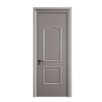 Portes intérieures WPC modernes et élégantes à prix abordable, porte en SPC avec finition blanche et design contemporain pour villa