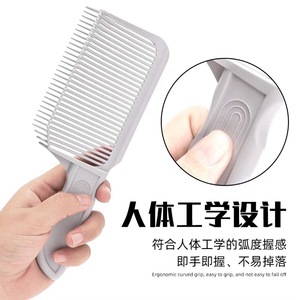 Barber Fade Combs Long Handle Hair Comb Plastic 15-20cm For Men Salon Use - Product Image 3