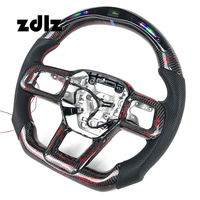 Convient pour Ford 2023 + Mustang GT Shelby GT500 LED rouge poudre en Fiber de carbone volant prend en charge la personnalisation