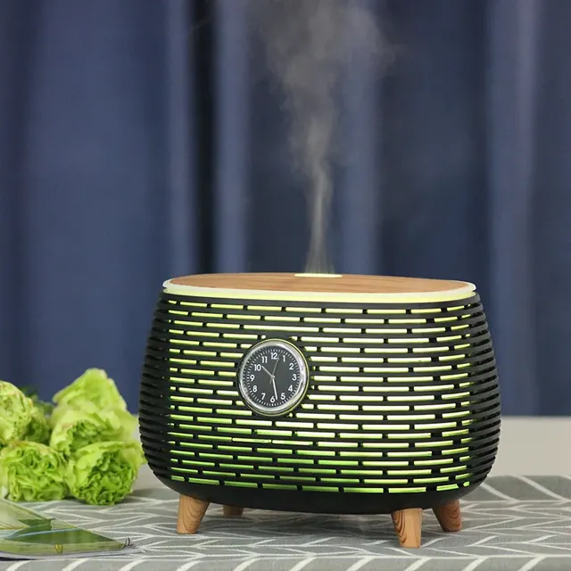 Smart Wifi Humidifier Alexa Google Home App Voice Control Tuya Air Scent Aroma Diffuser Machine With Music Player and Clock
