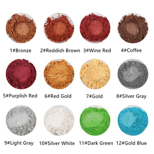 36 pots de 30ML, ensemble de pigments de poudre de Mica perle <span class=keywords><strong>pour</strong></span> <span class=keywords><strong>peinture</strong></span>, teinture, vernis à ongles, résine époxy, fabrication de bougies, bombes de bain, Slime - Product Image 3