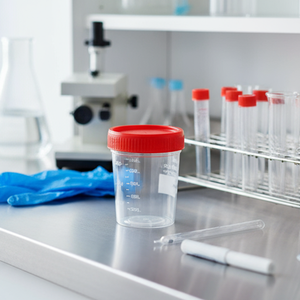 ภาชนะบรรจุปัสสาวะพร้อมช้อนพลาสติก60มล. ตัวอย่างสำหรับเก็บอุจจาระแบบใช้แล้วทิ้งสำหรับโรงพยาบาล - Product Image 5