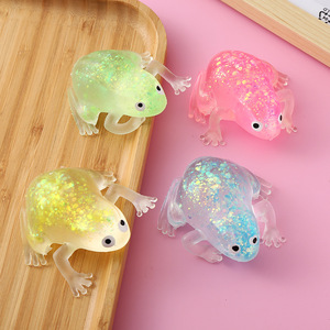 Pelota Antiestrés de TPR Suave con Forma de Rana - Juguete Sensorial de Rebote Lento, Moldeable para Aliviar el Estrés para Niños y Adultos, Recuerdos para Fiestas - Product Image 1