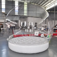 Bulle transparente en PVC sans tunnel, tente de camping gonflable pour enfants