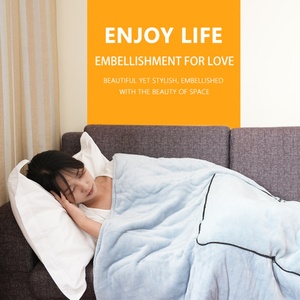 2024 Wholesale High Quality <b>Usb</b> Rechargeable <b>Heating</b> Blanket Electric Multipurpose Lattice Travel Pillow Blanket with <b>Heating</b> - Product Image 3