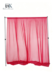 Pipe and Drape Portable Stage <b>Backdrop</b> <b>Stand</b> Kit for Reception Wedding Photo Booth Props - Product Image 1