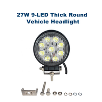 Phare de travail de tracteur de camion à LED durable Lampe de conduite auxiliaire rentable DC10-80V accessoires d'éclairage de voiture universels