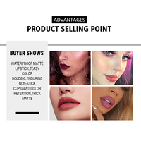 Vente en gros personnalisée de rouges à lèvres véganes minéraux hydratants, mats, imperméables et biologiques de haute qualité, marque privée, maquillage