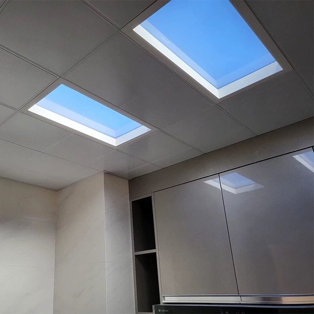 Smart Home Office Blue Sky Light Tuya WiFi Application Voice Control 600 * 1200mm Blue Sky Light LED Sky Ceiling