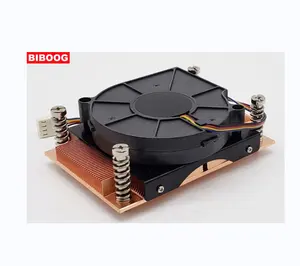 BIBOOG 1U中央处理器冷却器AM4服务器1U库珀skving fin