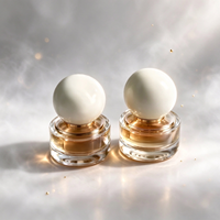 Flacons de parfum en verre de haute qualité avec capuchon rond élégant, acceptant les services personnalisés pour les marques de luxe