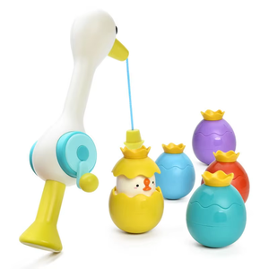 Egret Jeu <span class=keywords><strong>de</strong></span> pêche magnétique en plastique personnalisé Jouets pour baignoire pour baby shower Conception d'oiseau <span class=keywords><strong>de</strong></span> dinosaure Résistant à l'eau Jouer au <span class=keywords><strong>bain</strong></span> - Product Image 1