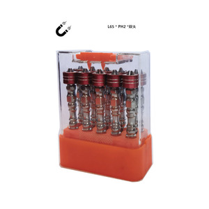 Screwdriver Bit Double + Head 65mm Alloy PH2 Screwdriver Bits 1/4 Inch Hex Shank  Magnetic Screwdriver Bit