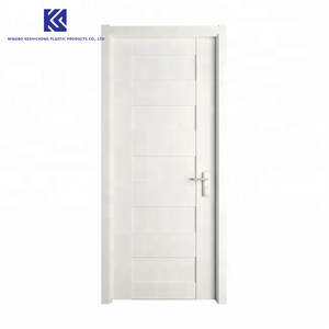 中国供应商的热销40毫米/45毫米WPC门2毫米PVC薄膜中空面板现代室内用途针对沙特市场 - Product Image 5