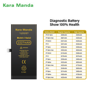 Kara Manda nouvelle <span class=keywords><strong>batterie</strong></span> de téléphone de Diagnostic pour iPhone 12 <span class=keywords><strong>13</strong></span> 13Pro 13ProMax 13Mini 14 14plus 14pro 14promax 15 15Plus 15Pro 15ProMax - Product Image 1