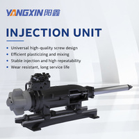 Machines de moulage par injection horizontales en plastique électriques hydrauliques industrielles à grande vitesse de petite taille 450 tonnes Yangxin YC Servo
