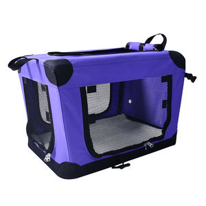 กรงสัตว์เลี้ยงแบบนุ่ม โครงเหล็ก ปิดด้วยซิป แข็งแรง ทนทาน กันน้ำ พับเก็บได้ พกพาสะดวก สำหรับสุนัขและแมว เหมาะสำหรับการตั้งแคมป์กลางแจ้ง - Product Image 5