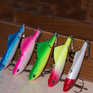 Señuelo duro de 18g, multicolor, artificial, de hundimiento, para pesca de lubina en agua dulce, señuelo biónico de plástico con forma de ala - Product Image 3