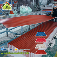 Moderne ASA PVC Wellplatten, Co-extrudierte UV-beständige Dachziegel für Lagerhallen und Außenbereiche