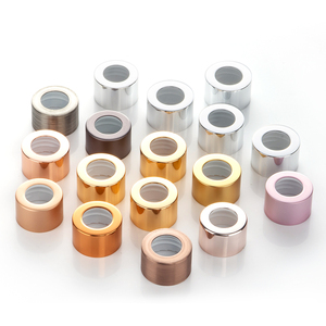 Eu-vẻ đẹp mẫu miễn phí Vàng/Bạc nhựa nắp nhôm cổ áo <span class=keywords><strong>Balsamic</strong></span> bơm phun nước hoa chai nhôm Top cap Top Top - Product Image 1