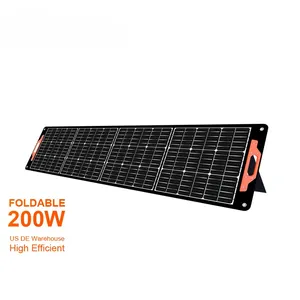 太阳能ETFE封装200W户外可折叠单晶太阳能电池板