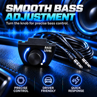 Bouton de commande universel pour amplificateur de voiture avec câble long pour système audio de subwoofer