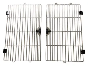 Maison pour chien taille personnalisée cage en acier inoxydable toilettage chien pension chenil cages pour chien en acier inoxydable cage banques