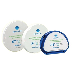 Blocchi Dentali in Zirconia ST Approvati CE, 98*10-25mm, 41% di Traslucenza, per Sistema Aperto <span class=keywords><strong>CAD</strong></span>/<span class=keywords><strong>CAM</strong></span> - Product Image 1