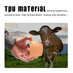 Étiquette d'oreille de bétail en TPU de style <span class=keywords><strong>t</strong></span>ête d'avion résistante à la traction et à la rupture en plastique durable - Product Image 4