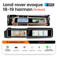 Navifly MN-B plus récent Android 1920*720 écran IPS double écrans interactifs pour Land rover evoque 2014-2017 avec WIFI BT