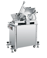 Trancheuse à viande électrique professionnelle, épaisseur réglable, en acier inoxydable, pour restaurant, barbecue, fondue, machine à découper la viande