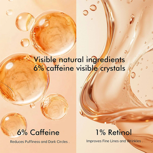 Crème pour les yeux à la caféine AFCARE pour les cernes Réparation rapide des rides Rétinol quotidien Acide hyaluronique pour lutter contre les ridules Soins des yeux - Product Image 2