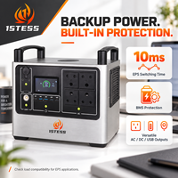 Station d'alimentation portable 400W en continu, 4800W en crête, avec batterie LiFePO4 de 1920Wh pour la sauvegarde d'urgence à domicile, en stock